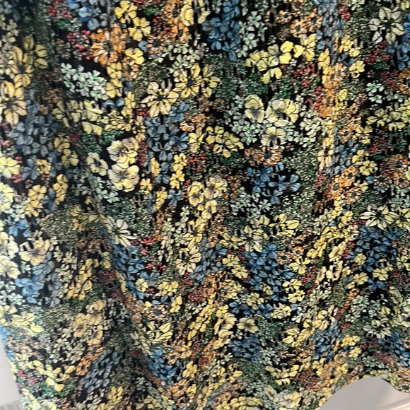 Zara floral fit and flare multi colored sleeveless Dress - Picture 6 of 8